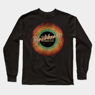 Blackhearts Vintage Circle Art Long Sleeve T-Shirt